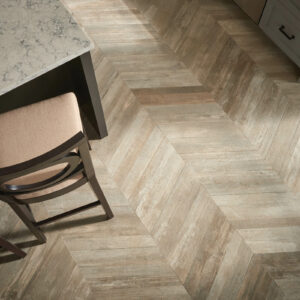 Glee chevron tile flooring | O'Krent Floors