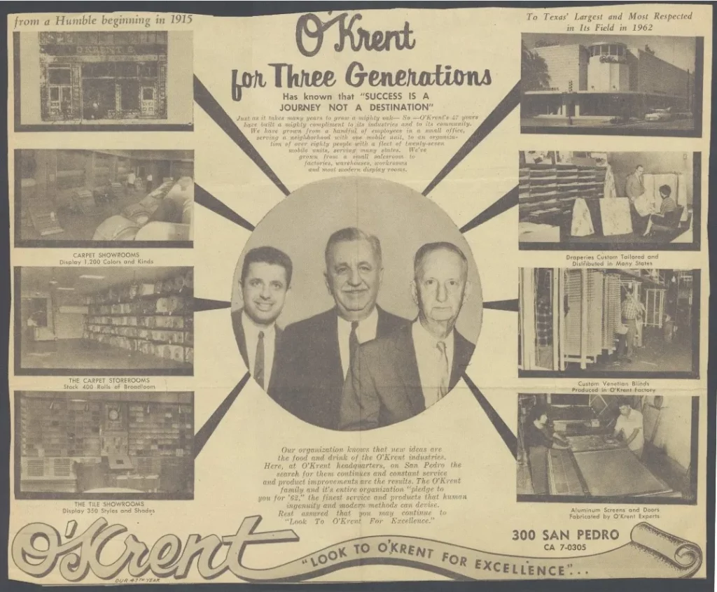 okrent-47-years Paper news on Three Generation | O'Krent Floors